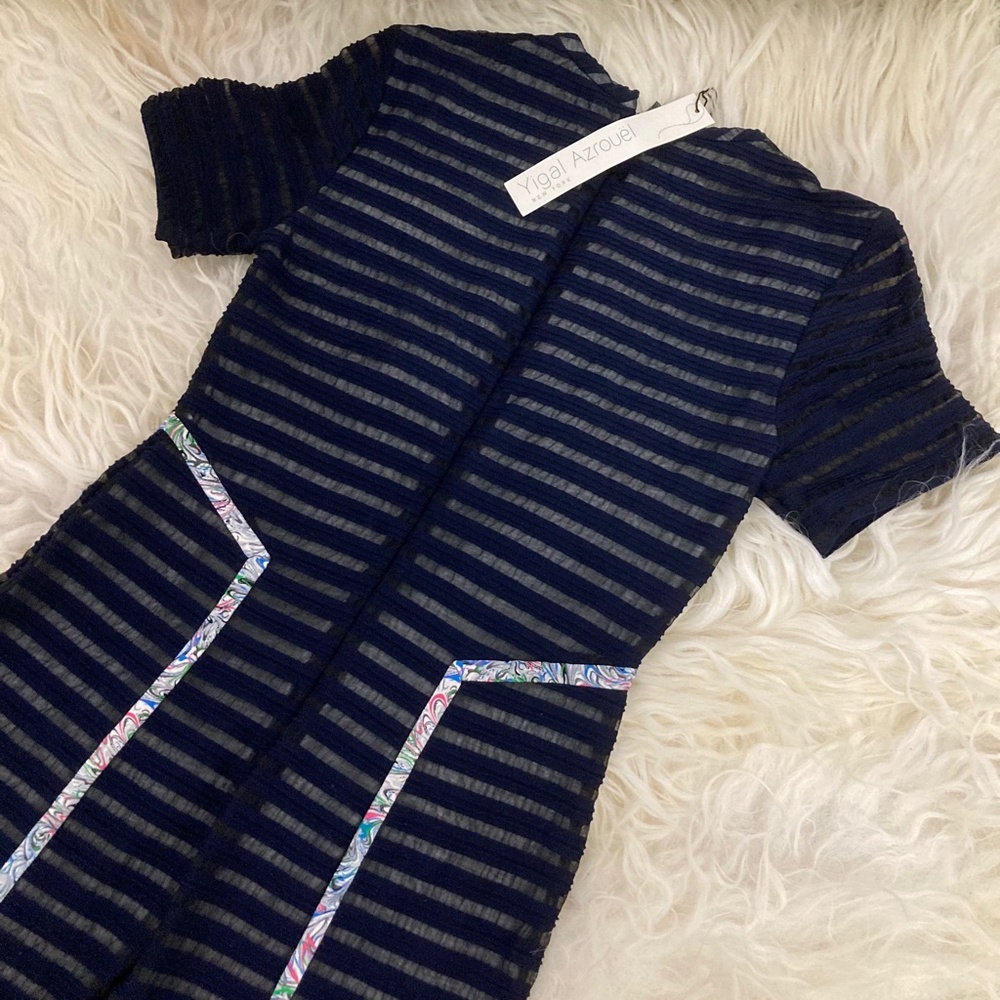 YIGAL AZROUËL Striped Mini Dress - Picture 11 of 11